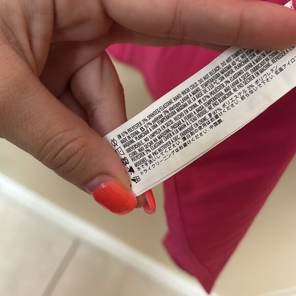 38. Forever 21 pink satin button down size small - Picture 3 of 4